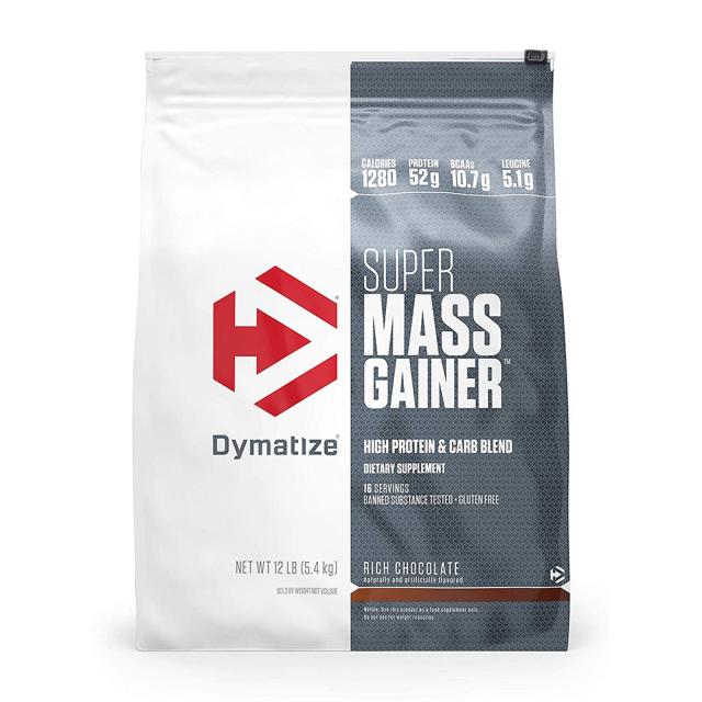 Dymatize 슈퍼 매스 게이너, 리치 초콜릿(Rich Chocolate), 5.4kg