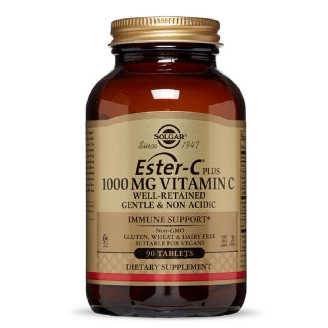 솔가 에스터 C 플러스 1000mg 비타민 90정 (타블렛) Solgar Ester Plus Vitamin, 1개, 1