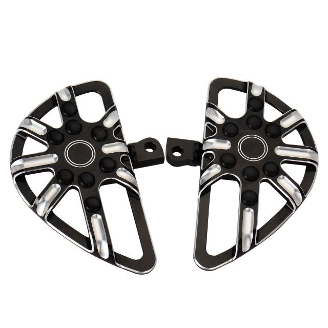 발 페그 후면 받침 페달 Footpeg Footrest 발 페그 할리 XL883N XL1200N XL1200V XL1200X 07-나중에 오토바, 02 Black