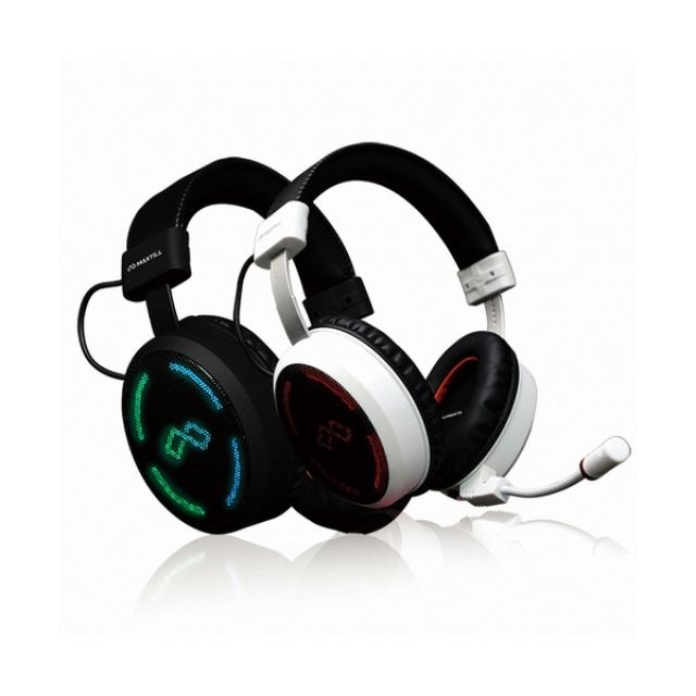 맥스틸 TRON Virtual 7.1CH 좌우구분 스테레오 진동 RGB 헤드셋, G5100SV, 블랙