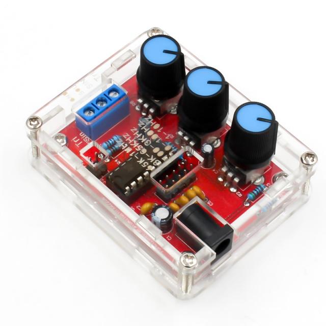 기능 신호 발생기 diy 키트 사인파/삼각형/사각형 출력 1 hz-1 mhz 신호 발생기 가변 주파수 진폭 xr2206, 단일옵션선택개