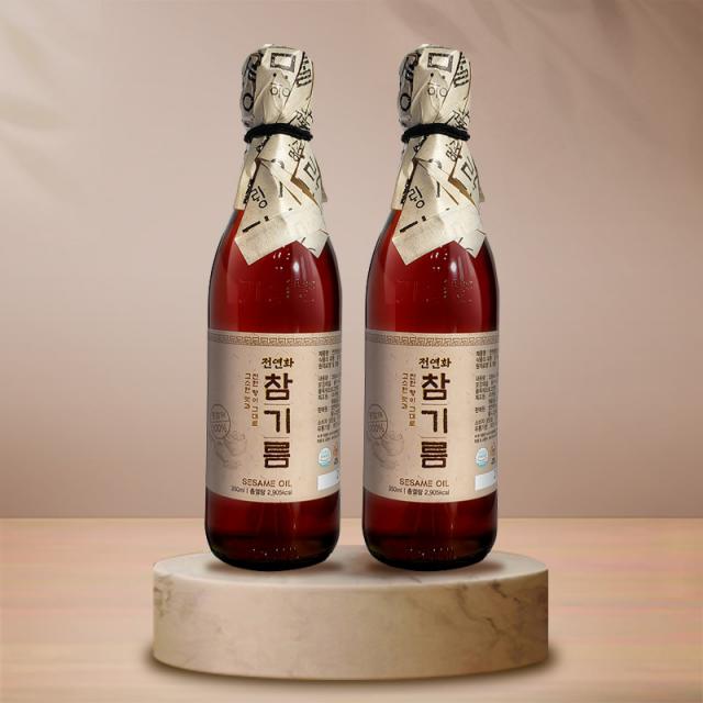 전연화 참기름, 2개, 350ml