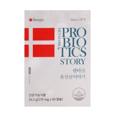 Denps 덴 마 크 유산균 이야기 170g X 60캡슐 170mg 1개