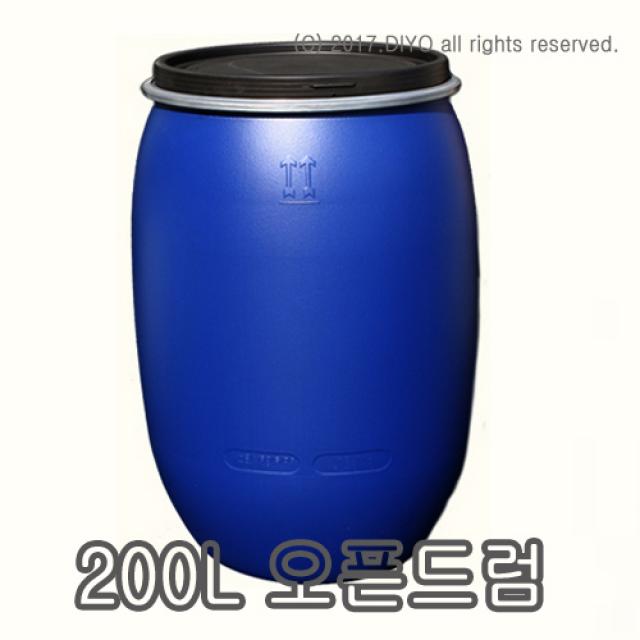 +드럼통 200L 무배/PE드럼통/대용량 김치통/과실주통/간장통/식초통/술통/물통/난타통