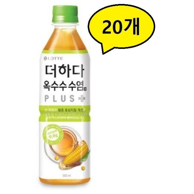 더하다 옥수수수염차 플러스, 20개, 500ml