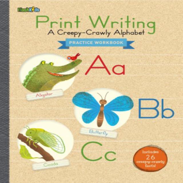 Print Writing: A Creepy-Crawly Alphabet 활자체 쓰기 : 소름 끼치는 알파벳, 1