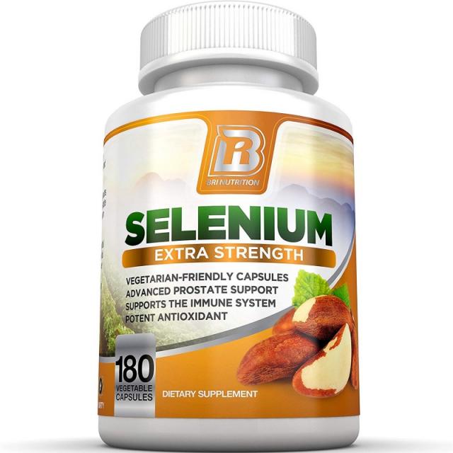 BRI Nutrition Selenium-천연 항산화 보충제는 면역 체계를 강화하고 심장 건강을 유지하며 무료 급진적, 1