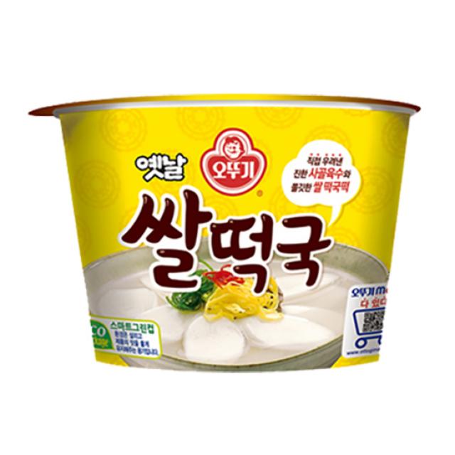 오뚜기 옛날 쌀떡국 용기, 166.6g x 6개