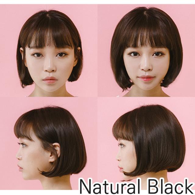 40 나래무역 / 정수리 볼륨업 헤어뽕 가발 내츄럴블랙, 단일 수량, 단일 색상