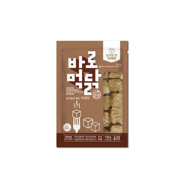 이훈의건강한세상 실온보관 닭가슴살 바로먹닭 큐브 카레, 30팩, 100g