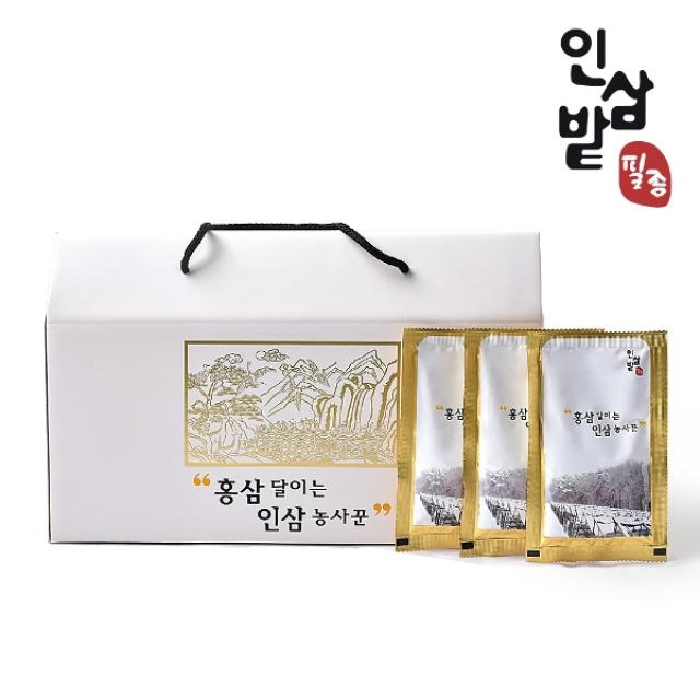 기타 [인삼밭필종] 인삼농사꾼의 홍삼즙 70ml x 60포(2개월분), 단일상품