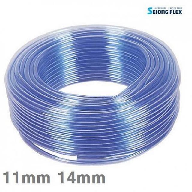 CH스토어 세종화학 수평호스 11mm 14mm 90m 1EA 물호스 릴호스 분사기, 1