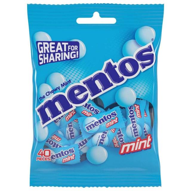 Mentos 멘토스 츄위민트 캔디 대용량 0.10oz 40EA, 1개