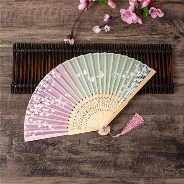 [viva_road]매화나비 접이 나무 부채 접이부채 고급부채 전통부채 핸드부채 나무부채[부재시_문자요망], [단일_], [단일_]