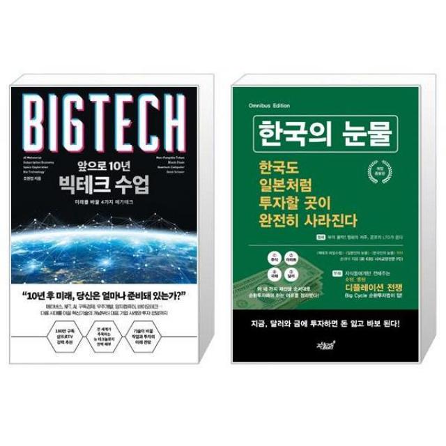 앞으로 10년 빅테크 수업 + 한국의 눈물 한국도 일본처럼 투자할 곳이 완전히 사라진다 (마스크제공)