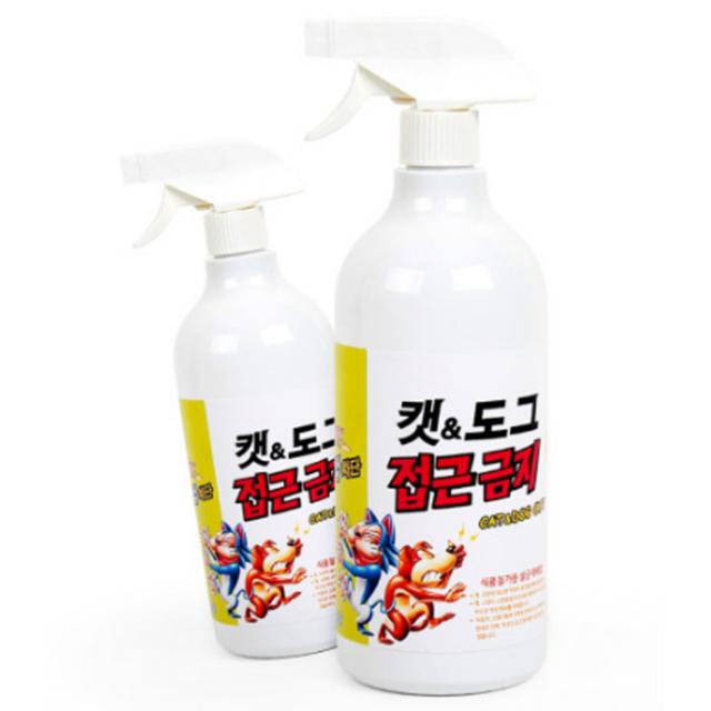 캣도그 접근금지 500ml/1000ml 야외주차장 길고양이퇴치법 강아지기피제 들개퇴치제 피해감소제 강아지대소변훈련, 500ml