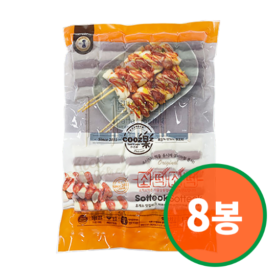 쿠즈락 소떡소떡 1.3kg (130g x 10EA) x 8봉, 1세트