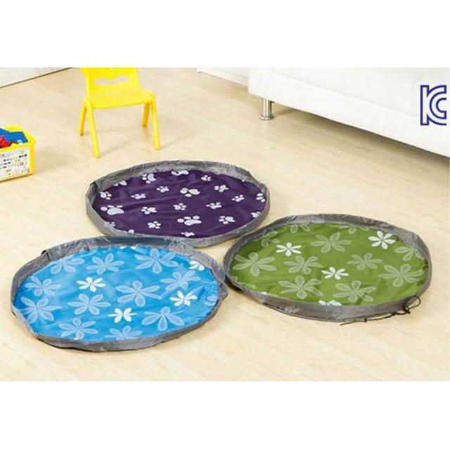 간편한 장난감 한방 뒷정리 놀이매트 장난감매트 아기놀이매트 아기매트, 장난감놀이매트(소) 핑크