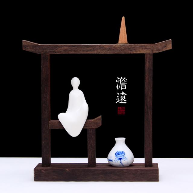 와이유 불상소품 본기도자기 인물 선의중식 거실 현관 사무실 책장 집 집들이 선물, 담원하다.