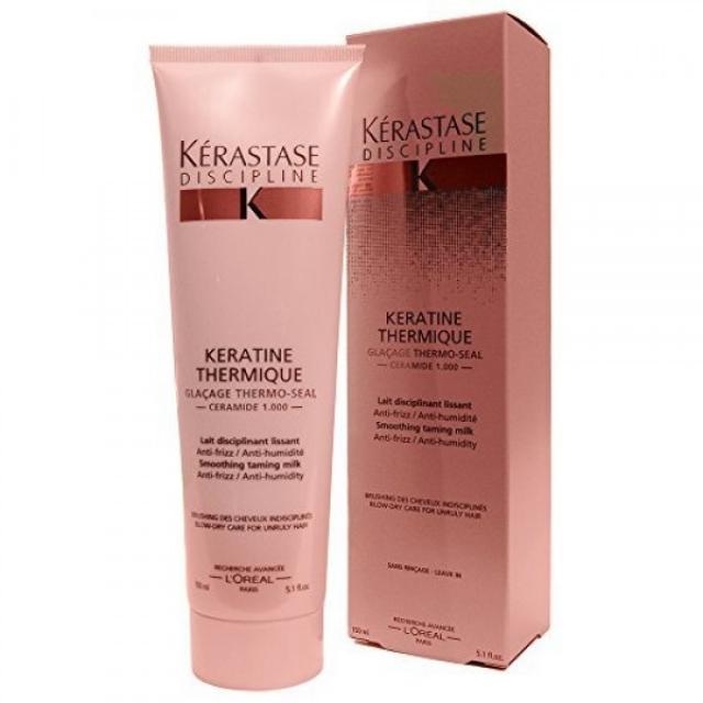 KERASTASE 헤어 제품에 의해 케라 체벌 Keratine THERMIQUE 스무딩 길들이기 우유 150ml를 헤어 제품, 단일상품