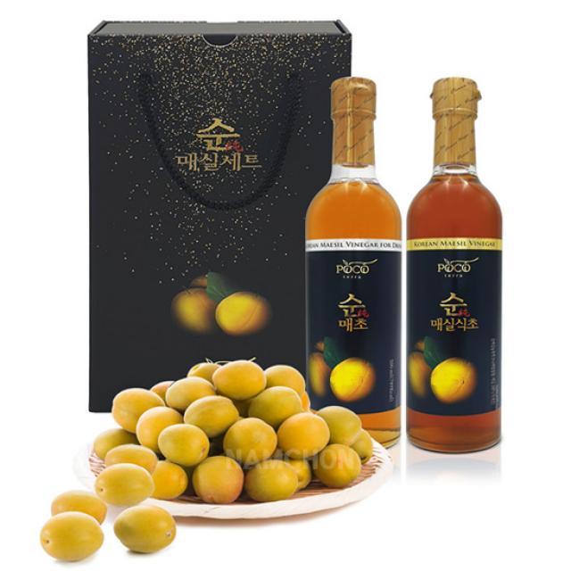 [포코테라] 순매실(매실식초+매초)세트 (500ml x 2입), 1box