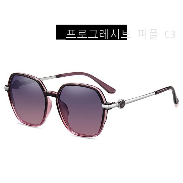 뉴 클래식 여성 편광 선글라스 개성이 점점 커지다 테두리 자외선 차단 선글라스 여름 선글라스