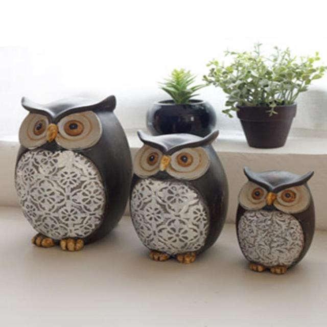 한식당개업 대박축원 풍수인형 부엉이 귀여운장식인형 북유럽인형 이사선물