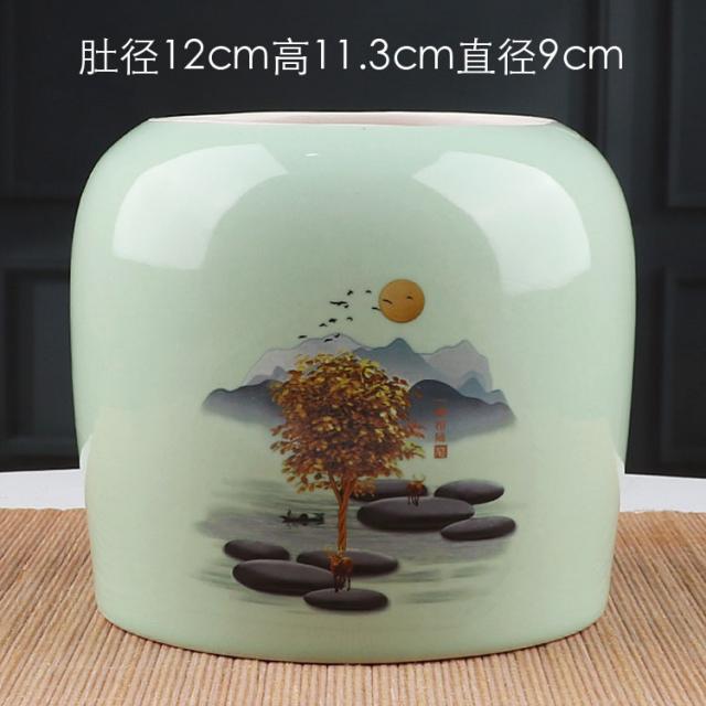 도자기 화분 다육 심플 플라워 대야 전원 소박 태우기 숏 탁상 식물 4470519455, 도자기