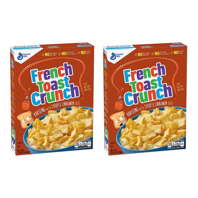 General Mills French Toast Crunch Cereal 제네럴밀스 프렌치 토스트 크런치 시리얼 11.6oz(328g) 2팩, 1개, 1.4kg