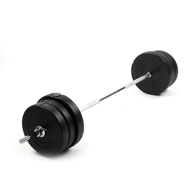 바투스포츠 역기세트 14-40kg 바벨 원판 + 역기봉 세트, WB-1014A / 14KG, 역기봉 - 컬바 (1200mm/6KG)