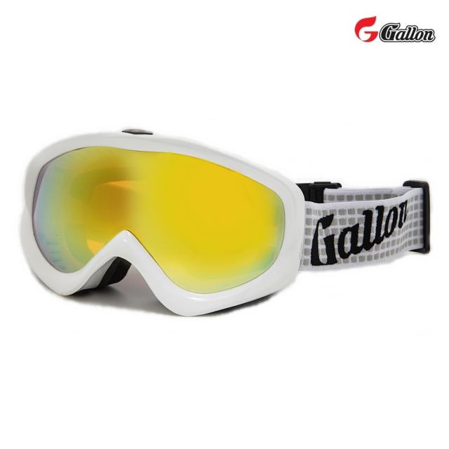 갤런 주니어 성인 스키 보드고글 GA-103 안경병용 미러고글, 화이트