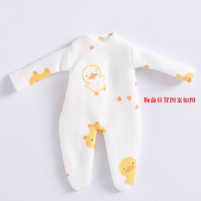 파자마잠옷세트 OB11 기다 카터스 12부 BJD 인형 MOLLY 누이동생 GSC 소체, 어린오리 1 오직 의류 없어 인형 와 기타