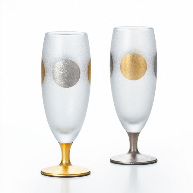 브랜드 달 ADERIA 수입 돌 무덤 초자 일월 샌딩 금박 샴페인 위스키 커풀, 일월 고블렛