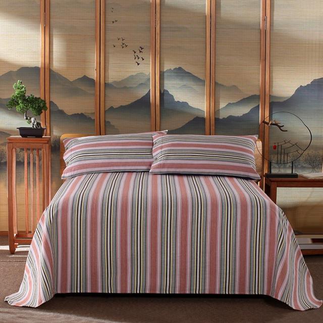 지꾸마켓 끊어지다 색상 미치지 못함 200 순면 코튼 클래식패브릭 침대시트, lhh 벽돌 레드 난조