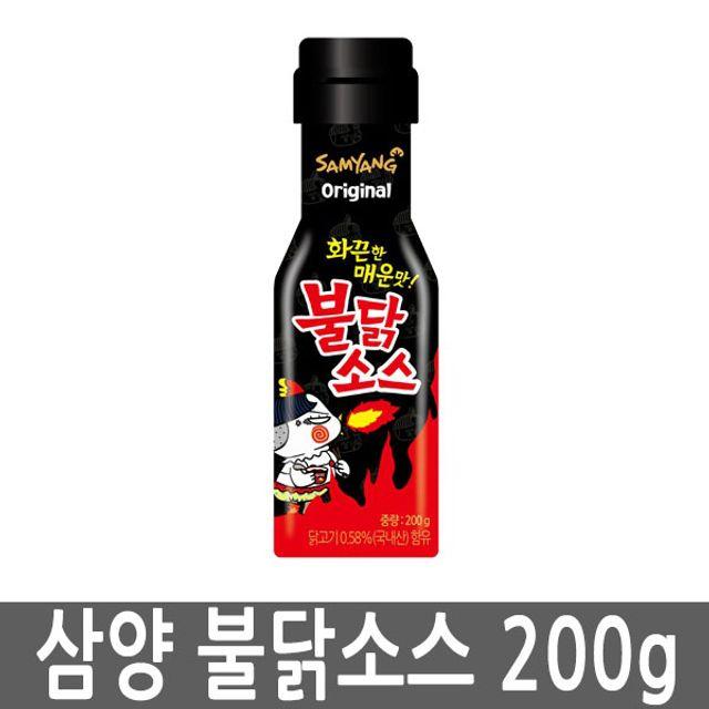 FOOD삼양 불닭소스 200g 5개 비빔장 불닭볶음면소스불닭볶음매니아 불닭볶음소스 맛있게매운맛FW3BA375, 1