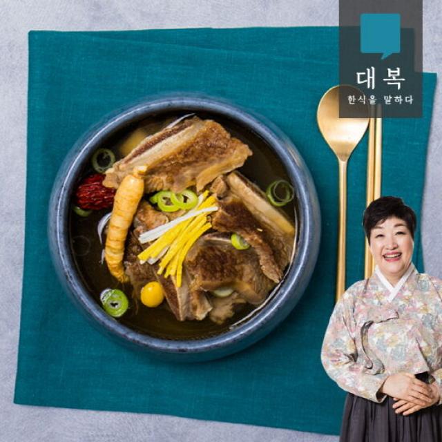 [대복] 한복선 원장이 추천한 대복 갈비탕 600g x 6팩, 단품