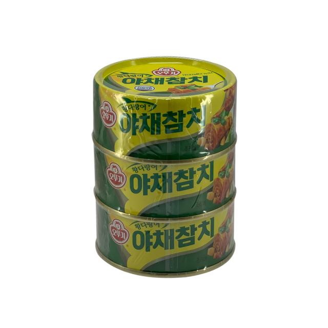 오뚜기 야채참치 (150g*3입) 1개, 단일상품