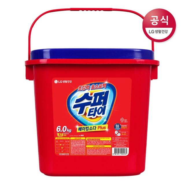 [신세계TV쇼핑]수퍼타이 세탁세제 바스켓 6kg x1개, 단일상품