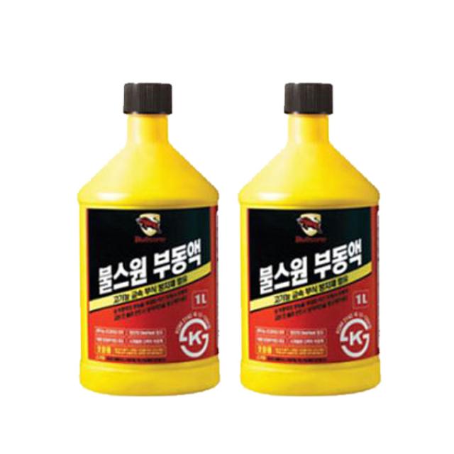 불스원 자동차 차량 냉각수 부동액, 1L, 2개