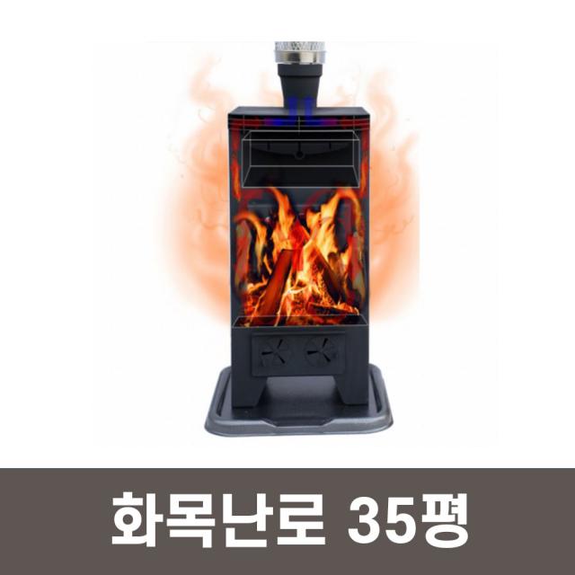 화목난로 블랙홀 350 전원주택난로 우드스토브, 03. 화목난로＋연통세트