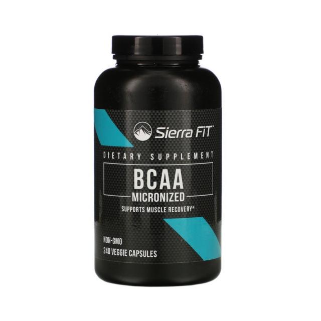 Sierra Fit 피로회복영양제 미분화 BCAA 500mg 240정 2병