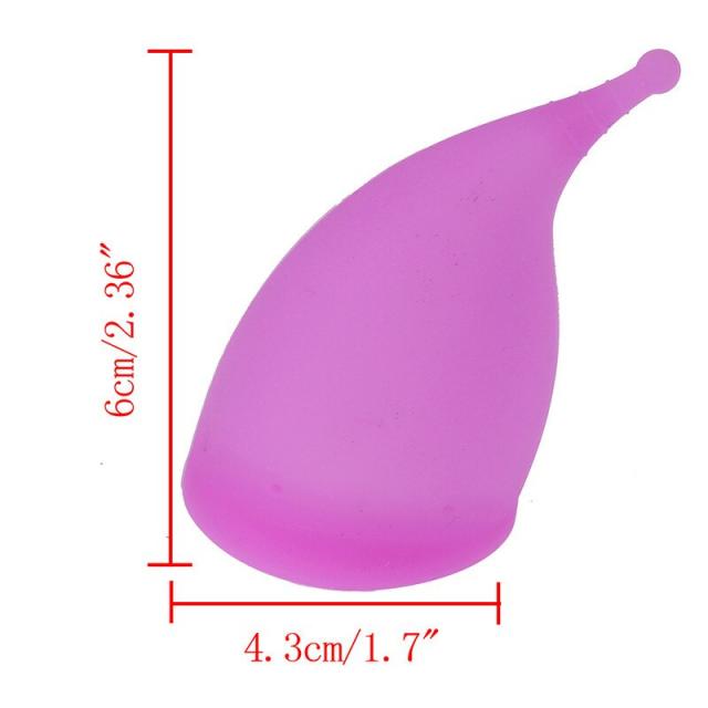 1Pcs 여성을위한 반지 Hygiener 기간을 가진 Mestrual 컵 Menstruatie 컵 의학 급료 실리콘 월경 컵 수집가 월경