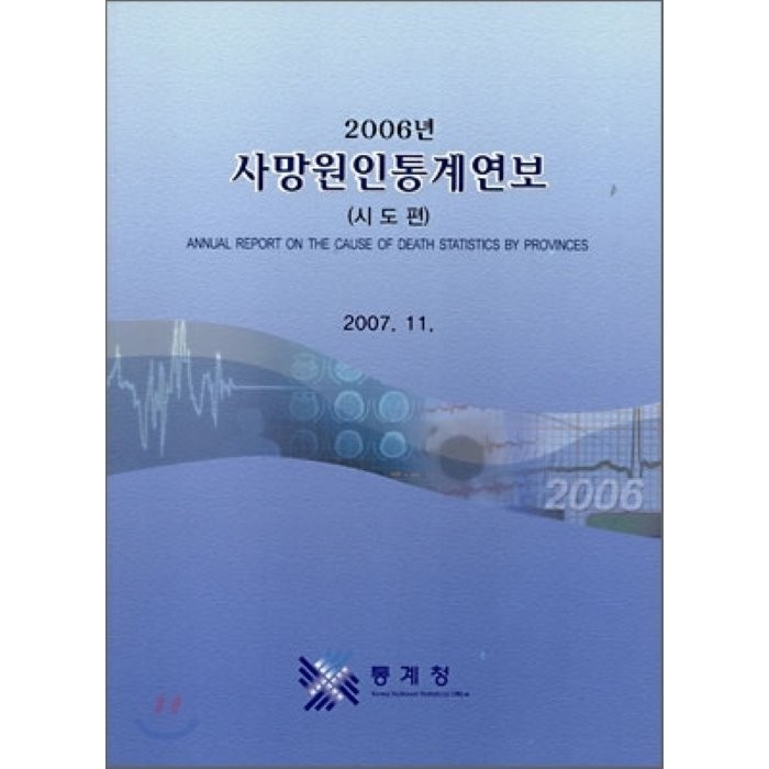 2006년 사망원인통계연보 시도편 : 2007.11, 통계청