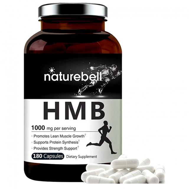 NatureBell 네츄럴벨 Maximum 복사뼈 Maximum Strength HMB Capsules 1000mg 180정