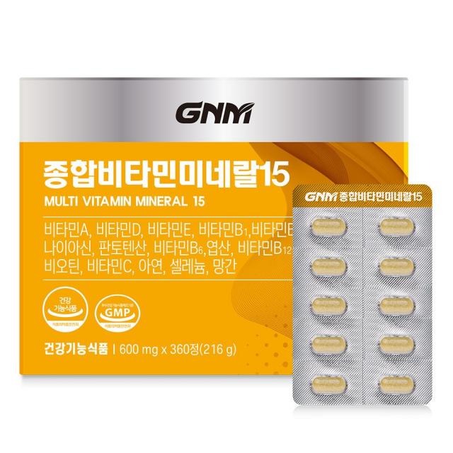 Gnm 자연의품격 종합비타민 미네랄15 360정 1개