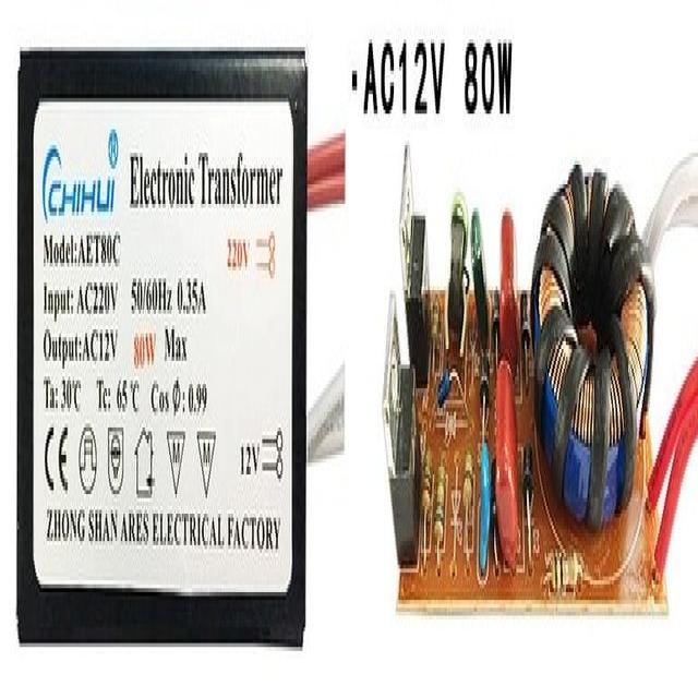 3 년 보증 할로겐 램프에 대 한 충분한 전원 전자 변압기 ac 220 v ac12v 20 w-250 w 선택적 led 드라이버, 05 80w