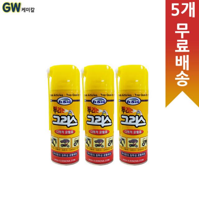  주 일신케미칼 일신 뿌리는 그리스 420ml 무료배송 뿌리는 그리스 420ml 5개