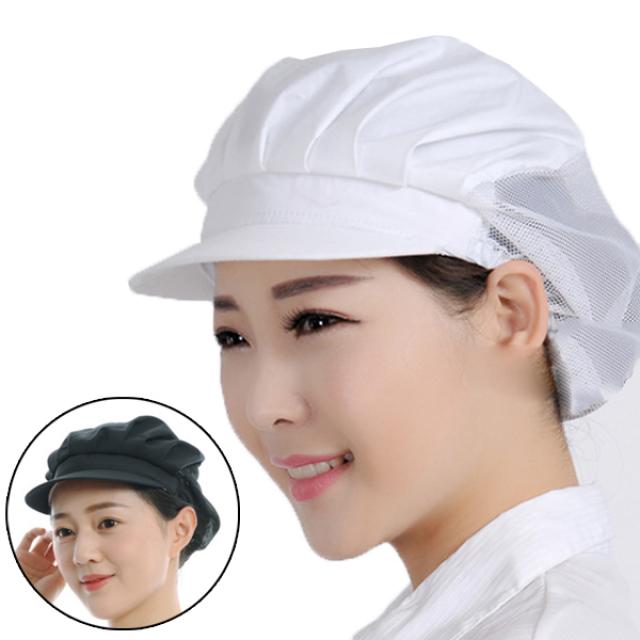 코리아 팡팡샵 편안해 조리모자 위생모자 급식모자 배식모자 주방, 1개, 백색