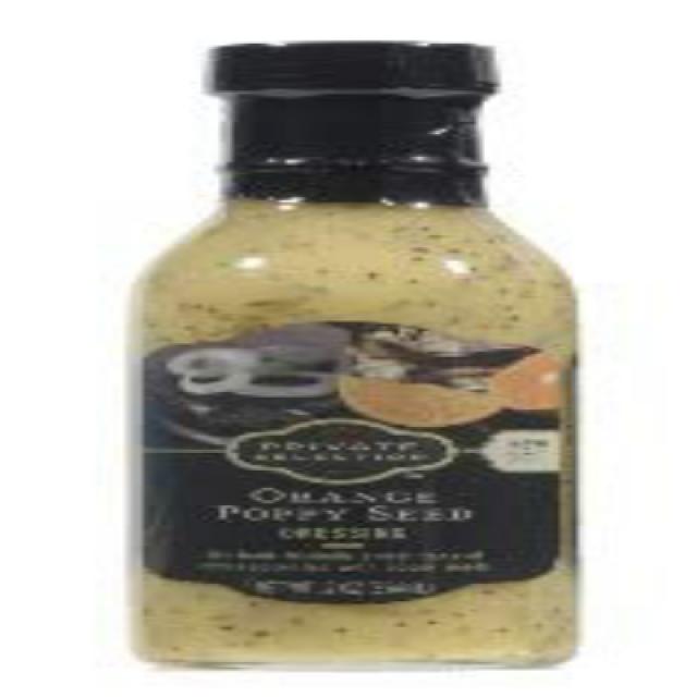 Private Selection Orange Poppyseed Dressing 12 Oz (Pack of 2) 비공개 선택 오렌지 Poppyseed 드레싱 340.2g (Pack, 1