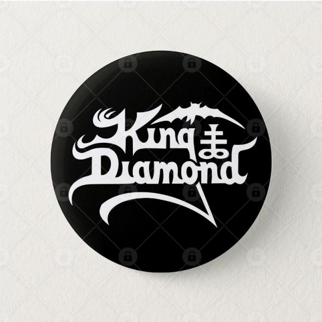 기념품 KINGDIAMOND 큐빅 국왕 악대 브로치 뱃지 냉장고 스티커 금속 로큰롤 주변 4728938405, 자성 냉장고 스티커 패턴 2직경 58